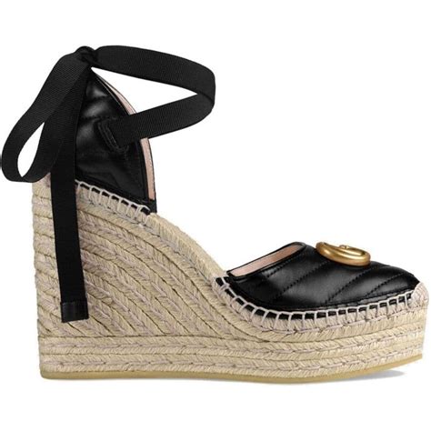 espadrillas gucci con zeppa|Le espadrillas con zeppa sono le scarpe chic dell’Estate 2024.